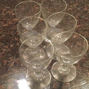 Set of 6 Sherry - shot - Liqueur Mini Glasses